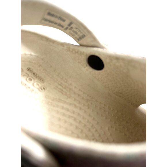 Crocs Girls Shoes Silver/Pink Multi Size 9 - Picture 7 of 8